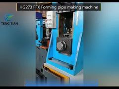 Macchine per la lavorazione dei tubi ad alta frequenza 50-140 mm Diametro 5 mm Spessore