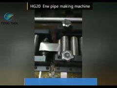 Linea di produzione di tubi di acciaio saldati ad alta frequenza da 200 kW 20-90 m/min