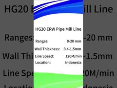 Fabbricazione di tubi saldati ad alta frequenza con sistema di raffreddamento ad acqua