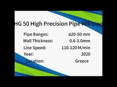 Macchina per la produzione di tubi ERW 165mm Max 60m/min