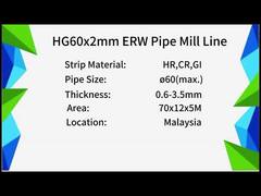Tubo saldato ad alta frequenza ERW in acciaio al carbonio