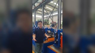 Macchina per la produzione di tubi per saldatura ad alta frequenza ERW per tubi rettangolari quadrati rotondi