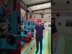 Linea di produzione di tubi per tubi in acciaio al carbonio ERW che fa macchina