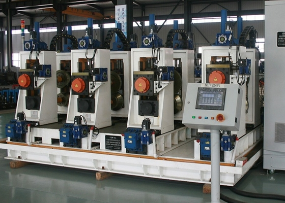 Velocità 0-80 m/min Macchina per tubi saldati Erw completamente automatica con curvatura a freddo 30x50 mm