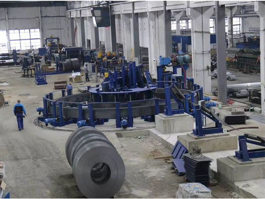 Linea di produzione di tubi di acciaio di diametro 150-254 mm