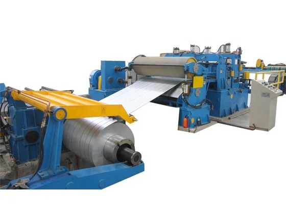 Macchine di taglio di acciaio efficienti per bobine di diametro interno 450-550 mm controllate da Plc