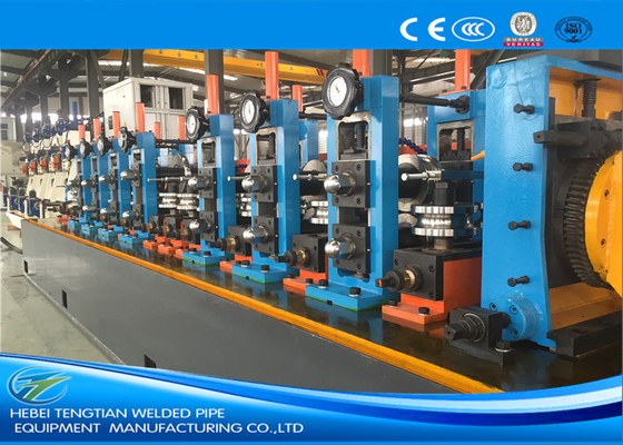 ERW60 Industrial Pipe Machine Colore blu Alto Frequenza Quadratura