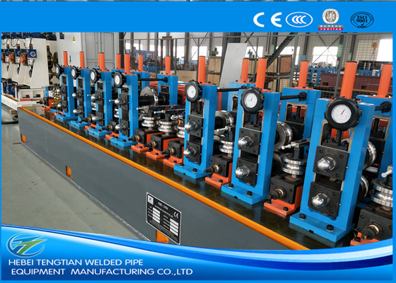 Friction Saw Cutting SS Hf Tube Mill Machine Worm Gearing Customized Heavy Duty