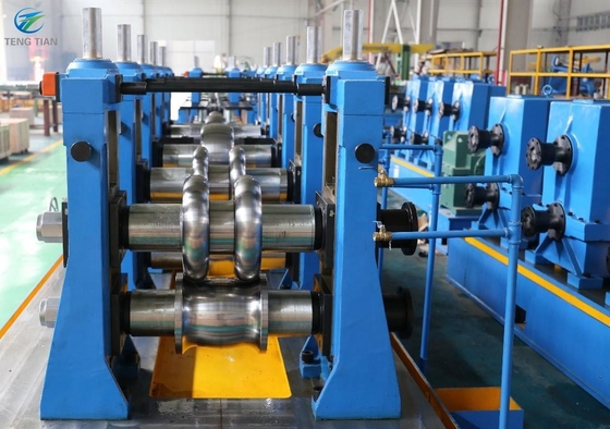 Macchina di produzione di tubi di acciaio per imballaggio automatico 380V Potenza