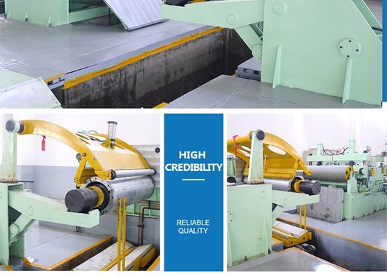 Macchina di taglio di bobine di acciaio ad alta velocità Cnc galvanizzata larghezza 800 mm
