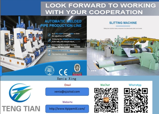 PLC Control Cnc Alta Precisione Produrre Pipe Machine Tubo Automatico