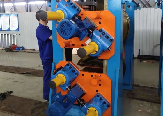 Fabbricazione di tubi ad alta frequenza saldata 1 mm Fabbricazione di tubi in acciaio saldata a cucitura retta Fabbricazione automatica e raccolta
