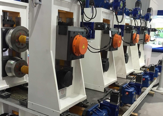 50 m/min Velocità di formazione ERW Pipe Tube Mill Saldatura per spessore del tubo 6-12 mm