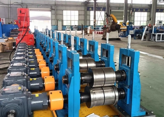 20m/min 25mm Acqua verso il basso rotondo tubo macchine tubo di acciaio linea di produzione