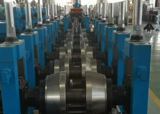 20m/min 25mm Acqua verso il basso rotondo tubo macchine tubo di acciaio linea di produzione