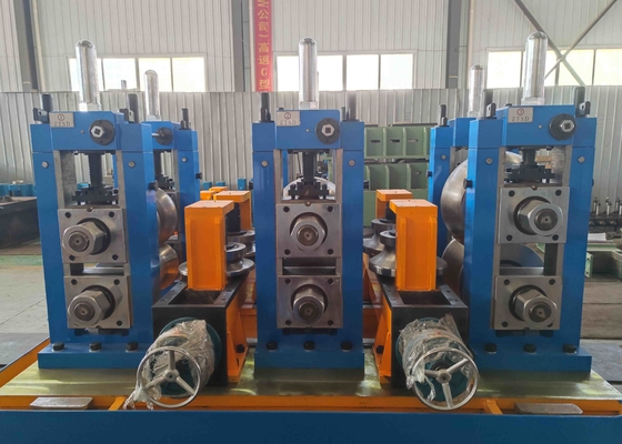 50 m/min Velocità di formazione ERW Pipe Tube Mill Saldatura per spessore del tubo 6-12 mm