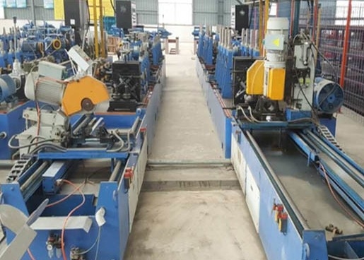 Linea di produzione di tubi di acciaio a rotoli di spessore di 4,0 mm