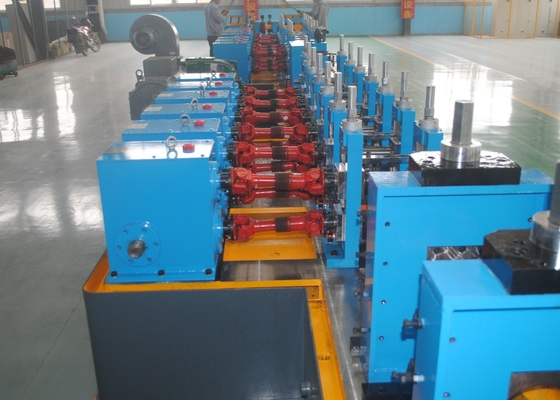 Saldatura ad alta frequenza a tubi quadrati blu 120 m/min Saldatura a rulli a cambio rapido