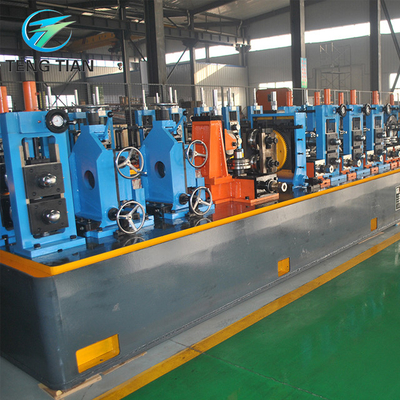 50 m/min Velocità di formazione ERW Pipe Tube Mill Saldatura per spessore del tubo 6-12 mm