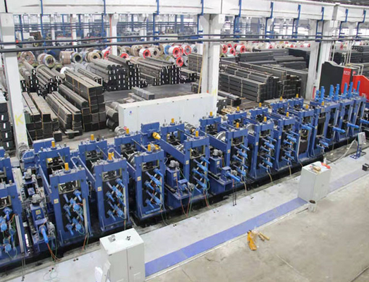 Linea di produzione di tubi di acciaio di diametro 150-254 mm