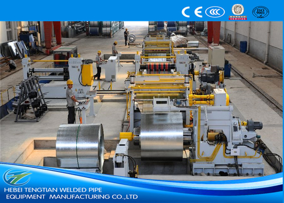 SKD11 Blade Slitter Mill Velocità 50m / min 250KW Potenza 440V Macchina di taglio in acciaio