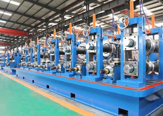 Stainless Steel ERW High Frequency welded Pipe Mill For Square Shape Large 130 × 130mm Size