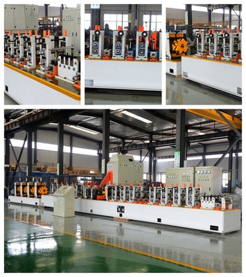 Linea di produzione di tubi per l'industria dell'acciaio al carbonio / mulino di tubi Macchine di produzione di tubi spessi