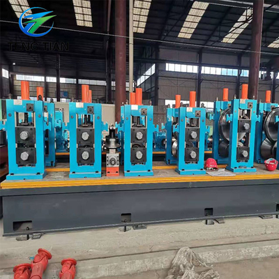 Macchina per la lavorazione di tubi di acciaio al carbonio per tubi rotondi e quadrati con velocità massima di 80 m/min