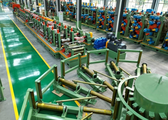 ERW Fabbricazione di tubi di acciaio Macchine per tubi di acciaio di carbonio Tubi rotondi per la costruzione