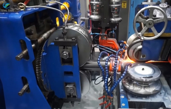 Macchina per la fabbricazione di tubi in acciaio inossidabile a costruzione rotonda quadrata 10 m/min