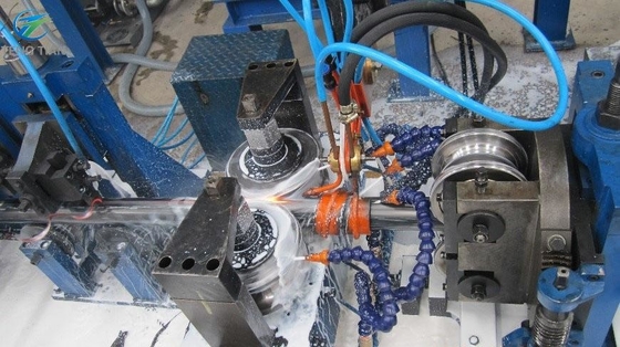 Macchina semiautomatica per la fabbricazione di tubi in acciaio da 2,5 kW