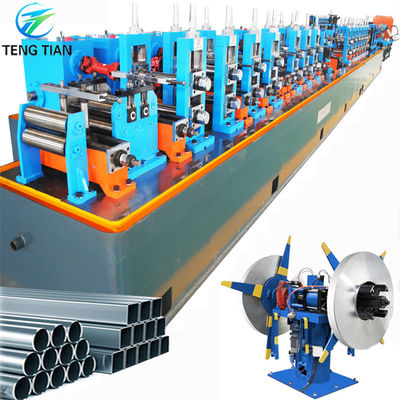 ERW Cold Cut Pipe Mill Machine per tubi rotondi in acciaio al carbonio