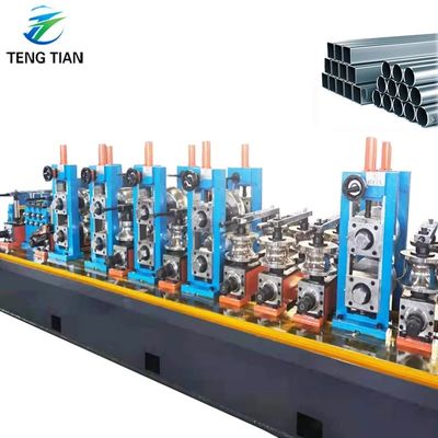 Fabbricazione di tubi in acciaio al carbonio ad alta frequenza saldata quadrata completamente automatica