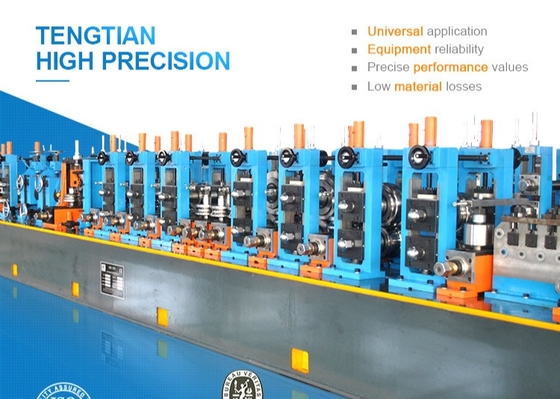 100m/min Velocità 350kw Potenza 4mm Pipe Machine Square Tube Mill