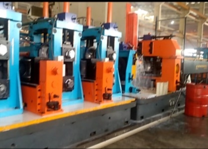 Linea di produzione di tubi di acciaio laminati a freddo a carbonio saldati da 219 mm
