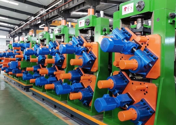 Saldatura ad alta frequenza del mulino a tubi da 1,5 mm Macchina di palettatura automatica del mulino a tubi