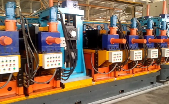 Il mulino di tubo del diametro 320-530 il millimetro Erw, HF ha saldato il laminatoio per tubi rotondo