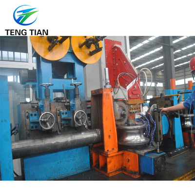 PLC 140 Pipe Tube Mill Machine con testa di tacchino e seghe di fresatura