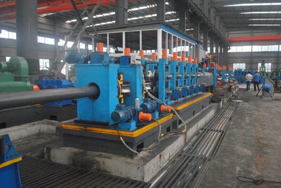 Linea di produzione automatica completa del tubo d'acciaio di ERW forma del quadrato di HG140 di misura adattabile