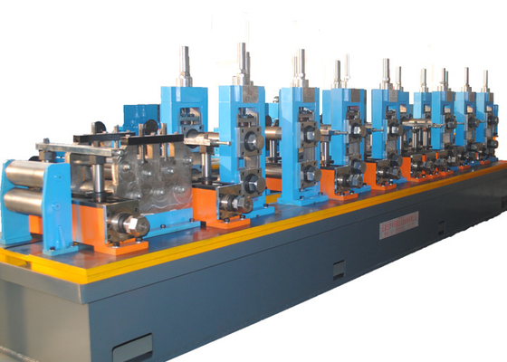 Linea di produzione di tubi in acciaio a cucitura retta ad alta velocità da 219 mm