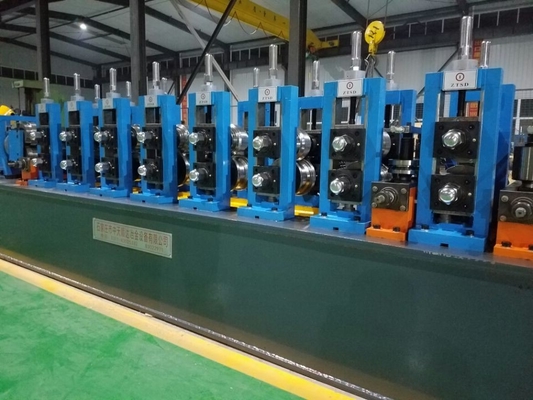Macchina per tubi in acciaio ad alta frequenza ERW 6-32mm OD Controllo PLC