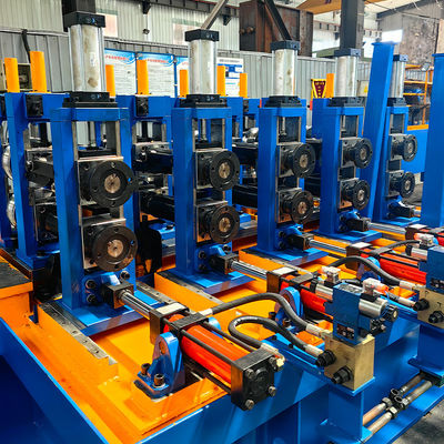 Mulino per tubi saldati ad alta frequenza in acciaio al carbonio con diametro 76-203 mm