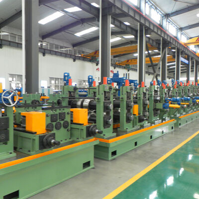 Macchina per la produzione di tubi ERW con motore e potenza PLC 45kw per la linea di produzione di tubi Macchina per tubi tondi in acciaio al carbonio da 60-140 mm