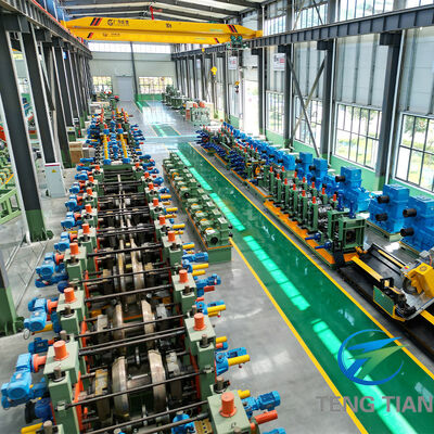 Profilatrice per tubi quadri in acciaio 100X100-200X200 ad alta precisione