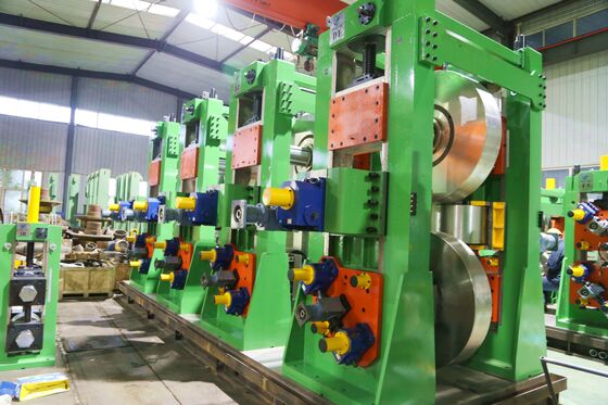 Linea di produzione di tubi saldati ad alta frequenza Fabbrica di tubi rotondi ad alta precisione per tubi in acciaio al carbonio da 25 a 89 mm